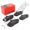 Фото Колодки тормозные передние HONDA CIVIC 94-01, GAZEL 3302, SOBOL 2217, VOLGA 3110, LAND ROVER FREELAN Zennek DBP0241 Zennek