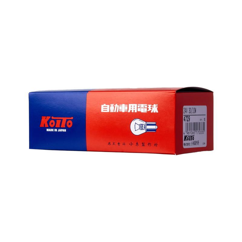 ЛАМПА ПЕРИФЕРИЙНАЯ 24V 30/10W 1ШТ. 4729 Koito