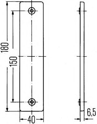 Отражатель 8RA 002 023-001 Hella