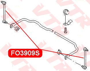 Стойка переднего стабилизатора для Seat Alhambra 2000-2010 fo3909s Vtr