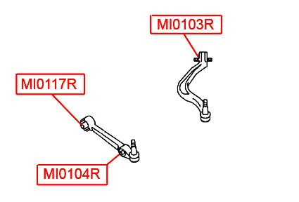 Сайлентблок переднего рычага для BMW X4 F26 2014> mi0103r Vtr