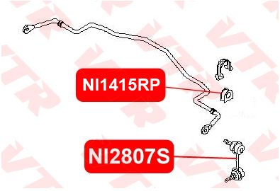 Полиуретановая втулка стабилизатора передней подвески  1415 NI1415RP Vtr