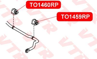 Полиуретановая втулка стабилизатора передней подвески, правая d 20.3 to1460rp Vtr