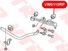 Сайлентблок нижнего рычага для Audi A5/S5 (F5) 2017> VW0110RP Vtr