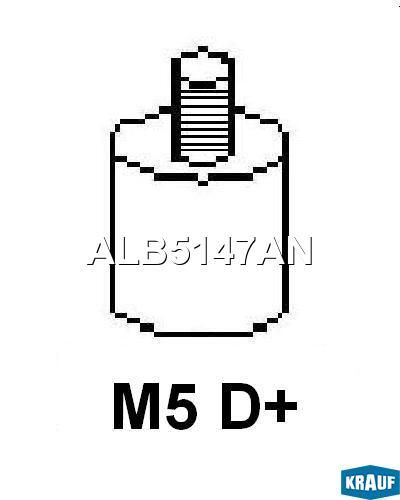 Генератор FENDT5270C2007-20117368ccm Sisu 74ETA/ FENDT6300C2007-20118400ccm Sisu 84ETA/ MASSEY FERGU ALB5147AN Krauf