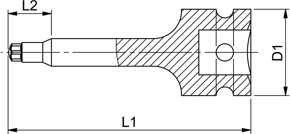 ГОЛОВКА 1/2 УДАРН. TX80 0715136180 Wurth