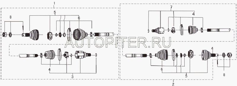 Пыльник ШРУСа SLAL22004 (LIFAN) Breez slal22004 Lifan