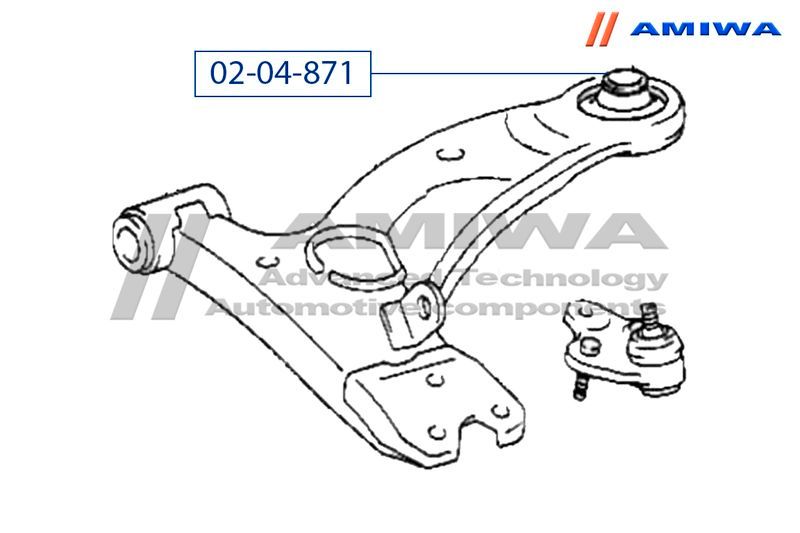 САЙЛЕНТБЛОК ЗАДНИЙ ПЕРЕДНЕГО РЫЧАГА T11-2909080 0204871 Amiwa