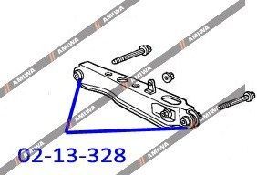 Сайлентблок заднего нижнего рычага для Honda Civic (EJ, EK Sed+3HB) 1995-2001 0213328 Amiwa