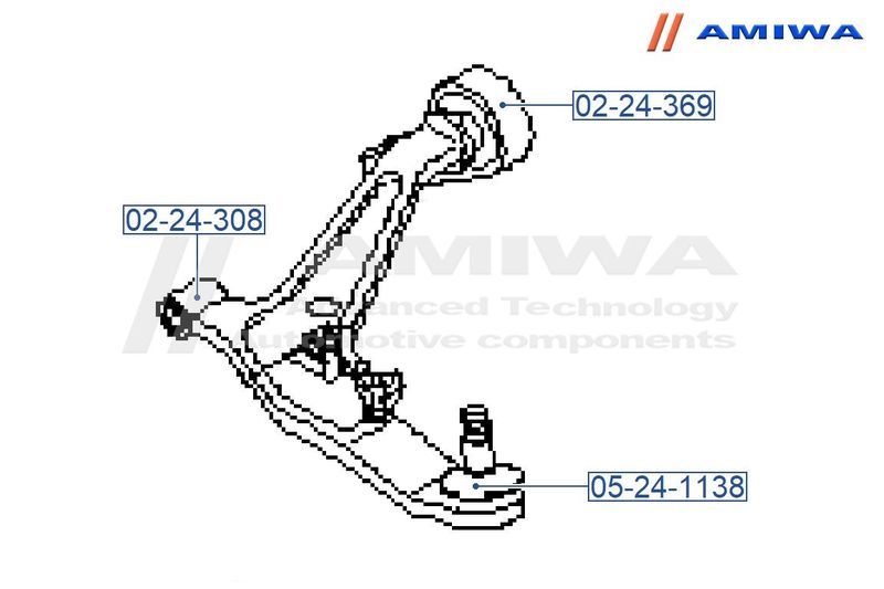 шаровая опора 05241138 Amiwa