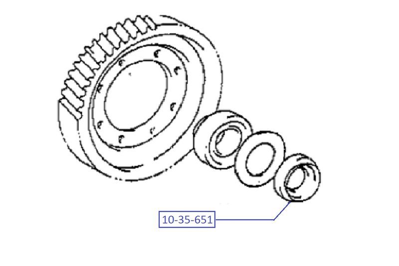 Сальник дифференциала для Toyota Prius 1997-2003 1035651 Amiwa