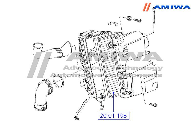 ФИЛЬТР ВОЗДУШНЫЙ MICROFIX, шт 2001198 Amiwa