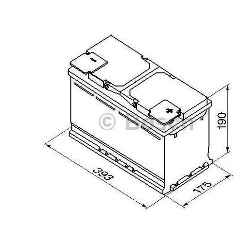 Стартерная аккумуляторная батарея; Стартерная аккумуляторная батарея 0 092 S50 150 Bosch