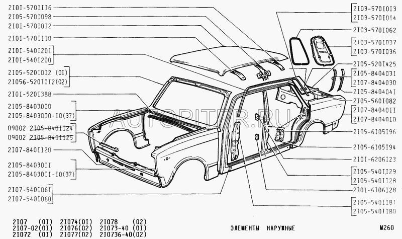 Панель передняя 2107 Начало нижняя (фартук) 21078401120 Автоваз