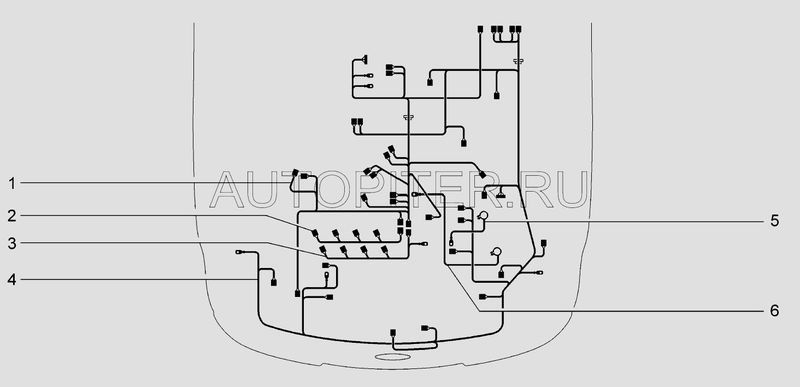 Проводка подкапотная 21703 (фарногенераторная)(норма, без АБС)(ВАЗ) 21703372401080 Автоваз