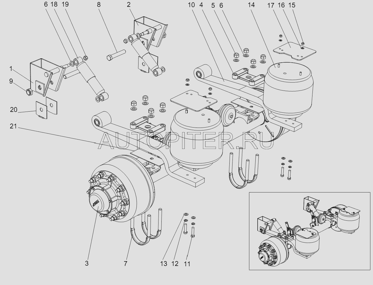 Стремянка ТОНАР M24*165*290 2312520190 Тонар