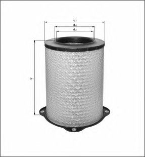 Воздушный фильтр LX 1020 Knecht/Mahle