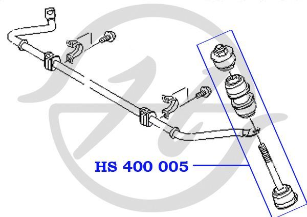 Тягастабилизаторазаднейпо HS400005 Hanse