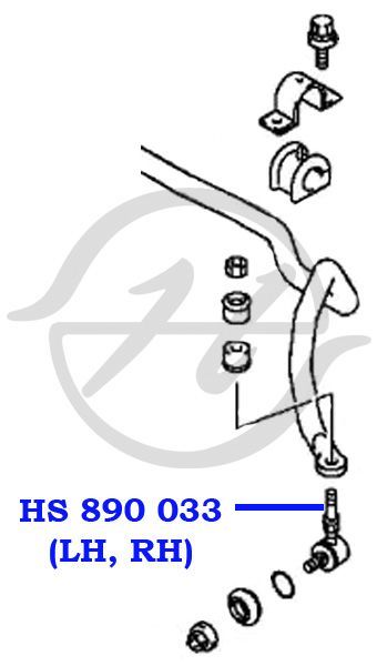 Стойка переднего стабилизатора для Chevrolet Tracker 1998-2004 HS890033 Hanse