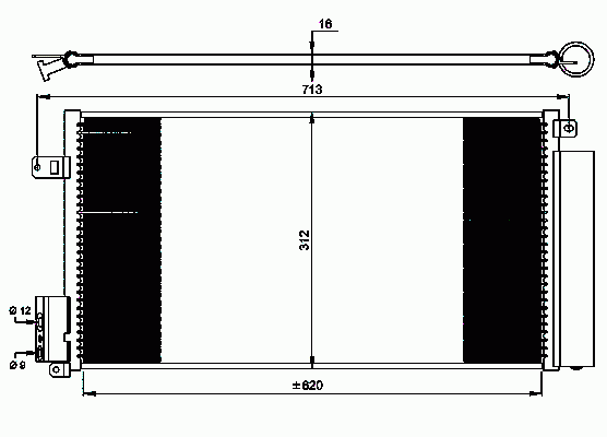 Конденсатор, кондиционер 35750 Nrf