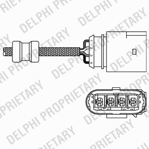 Лямбда-зонд ES20168-12B1 Delphi