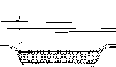 Ремонтная накладка нижн.левая VW 5870109 Van Wezel