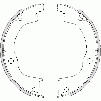 Колодки ручного тормоза к-кт для Chevrolet Captiva (C140) 2011-2016 4749.00 Roadhouse