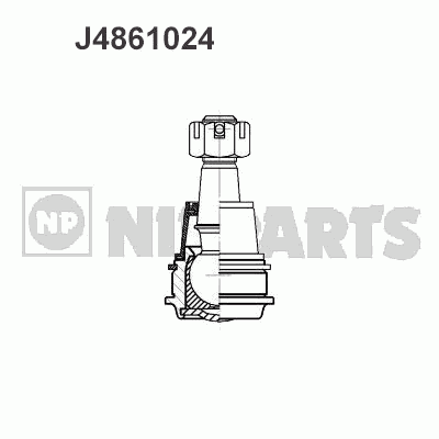 Опора шаровая нижняя передней подвески для Nissan Sunny Y10 1990-2000 J4861024 Nipparts