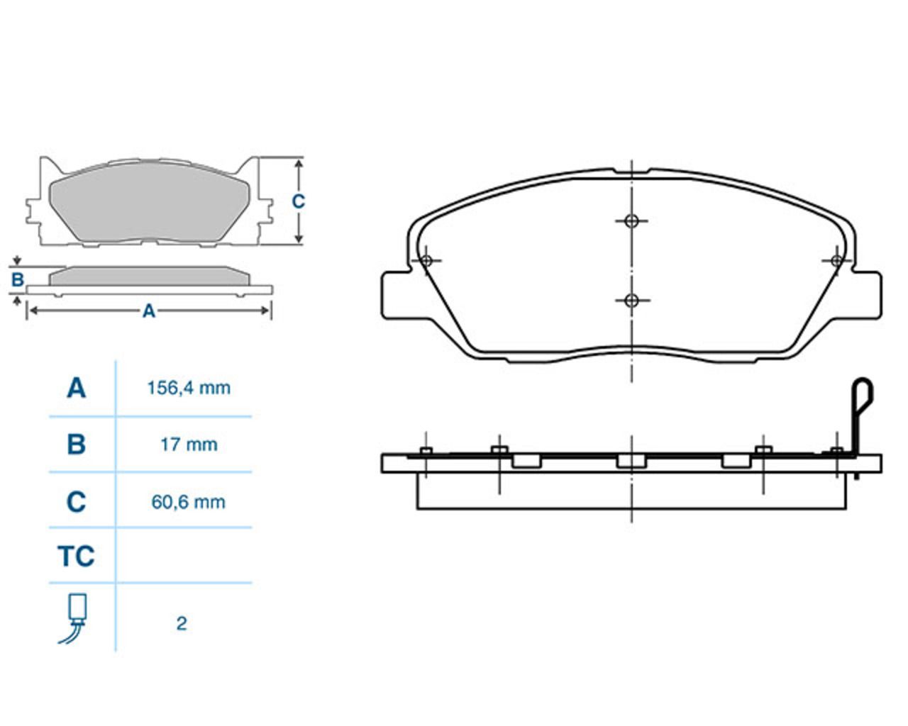 Тормозные колодки передние, Low Metallic HYUNDAI: GENESIS (BH) SANTA FE I (SM) C11CR1029 Cworks