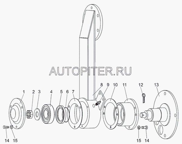 Подшипник редуктора щетки МТЗ /1308/SKF/ 1308 МТЗ