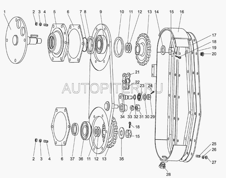 Подшипник редуктора щетки МТЗ /1308/SKF/ 1308 МТЗ