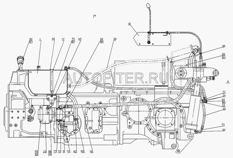 Рукав РВД 10-1SN-650-DK(M20x1,5)-DK90(M20x1,5) S24 (680-4607140-13)  Рукав MANULI 680460714013 МТЗ