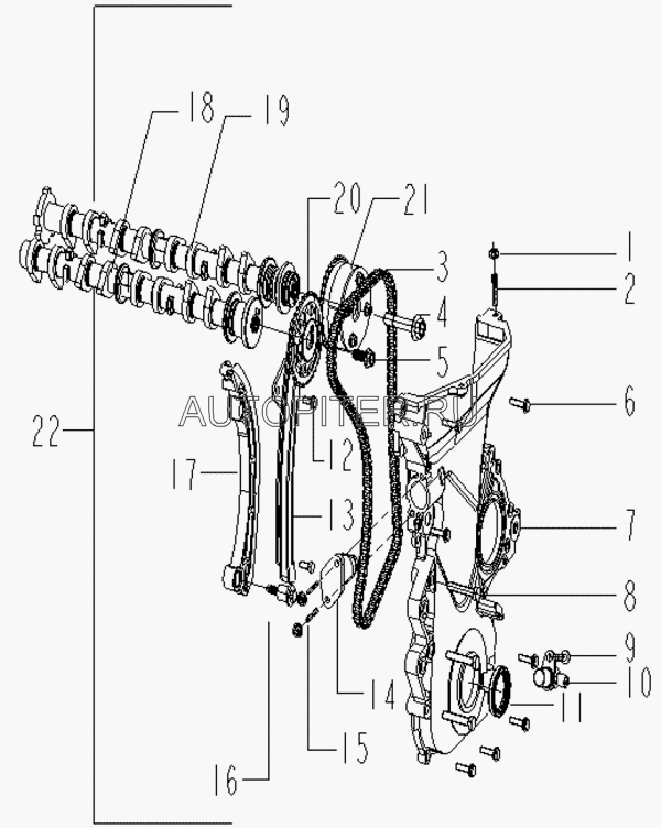 Сальник передний коленвала VISION\Emgrand 1136000085 Geely