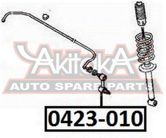 Стойка переднего стабилизатора для Subaru Impreza (G13,G23) 2012-2016 0423010 Asva