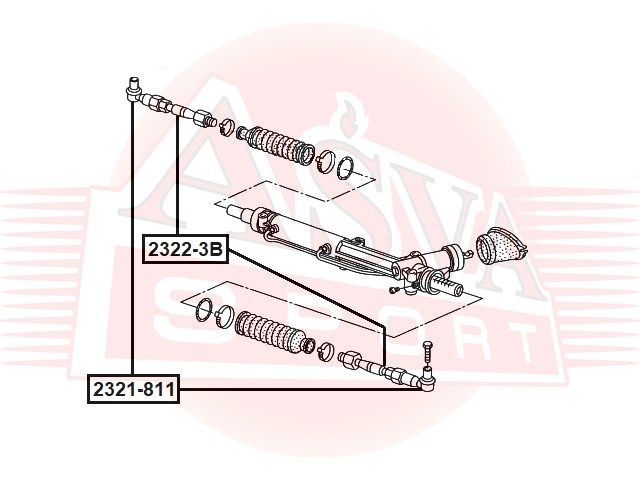 Шарнир 23223b Asva