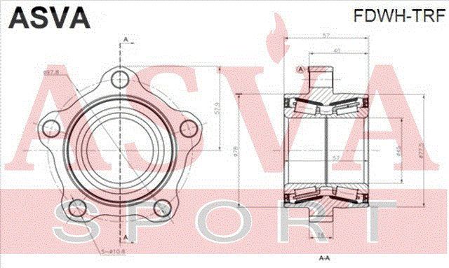 Ступица колеса FDWHTRF Asva