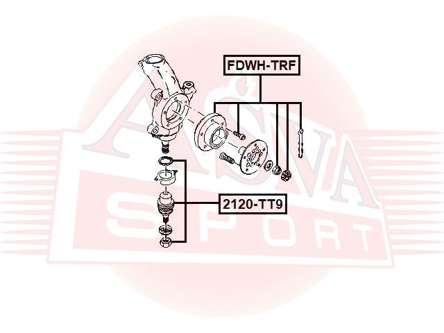 Ступица колеса FDWHTRF Asva