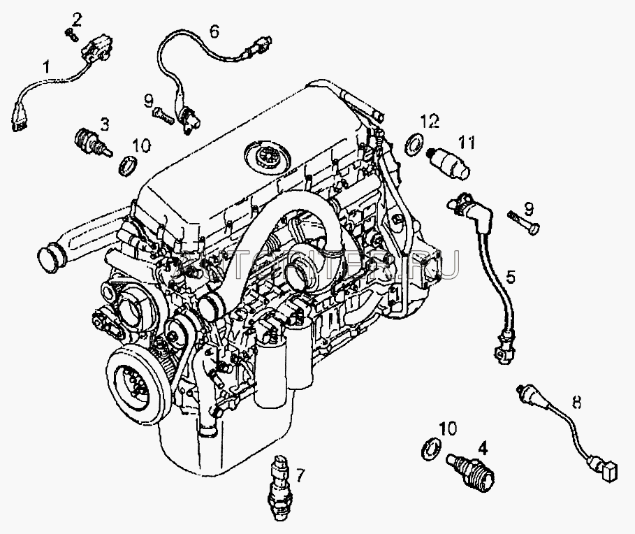 указатель засорен. в 500346371 Iveco