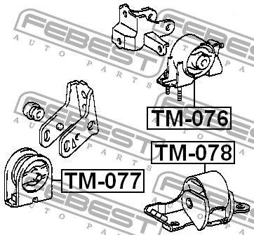 Подвеска TM078 Febest