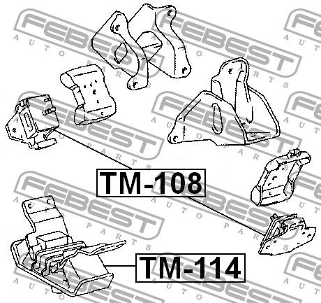 Подвеска TM114 Febest