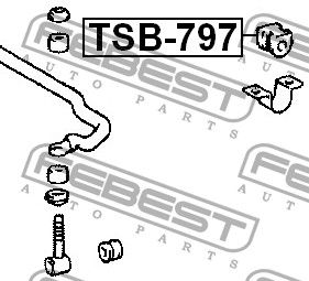 Подвеска TSB797 Febest