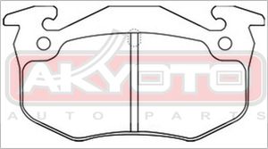 Колодки тормозные задние дисковые к-кт для Renault Clio II/Symbol 1998-2008 AKD03322 Akyoto