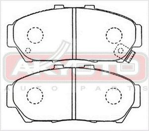 Тормозные колодки AKYOTO AKD1179 Akyoto