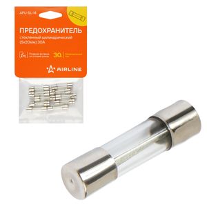 Предохранитель стеклянный цилиндрический 5*20мм, 30А (AFU-SL-14) AFUSL14 Airline