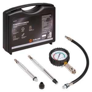 Компрессометр для бензиновых двигателей PRO, набор 5пр., пласт. кейс (ATAA010) ataa010 Airline