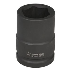 Головка ударная торцевая 1-1/2"DR шестигранная 46мм, L=100мм (ATAS703) atas703 Airline
