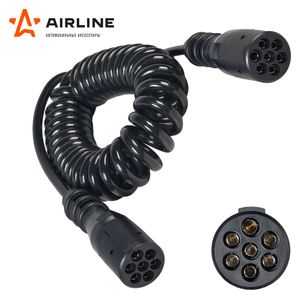 Кабель прицепа 24В тип-N 7 контактов 4,5м (литой) (ATE-11) ATE11 Airline