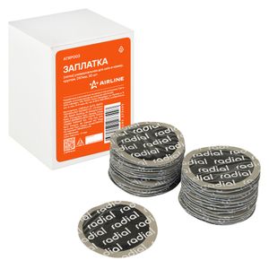 Заплата (латка) универсальная для шин и камер, круглая, D57мм, 30 шт. (ATRP003) ATRP003 Airline