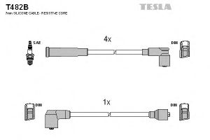 Комплект проводов зажигания T482B Tesla