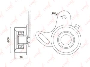 Ролик PB1023 Lynx